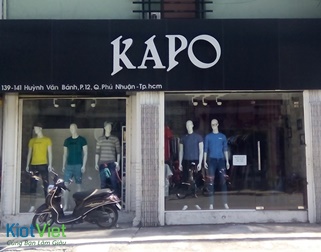 KaPO – Chuỗi 15 cửa hàng THỜI TRANG NAM CAO CẤP