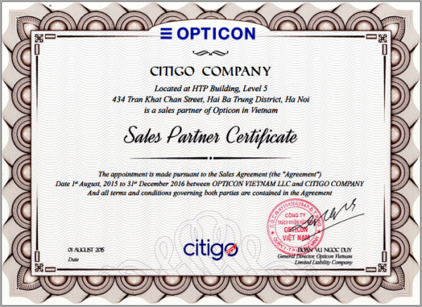 KiotViet trở thành đại lý chính thức của Opticon tại thị trường Việt Nam